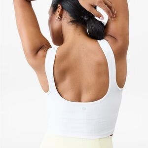 Athleta Transcend Square Neck Crop Sports Bra